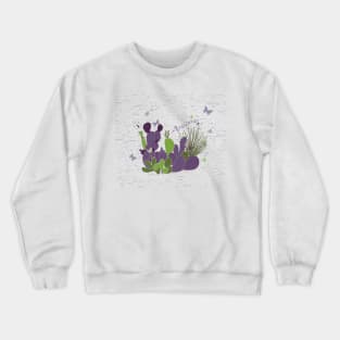 Arizona Cacti and Butterflies Crewneck Sweatshirt